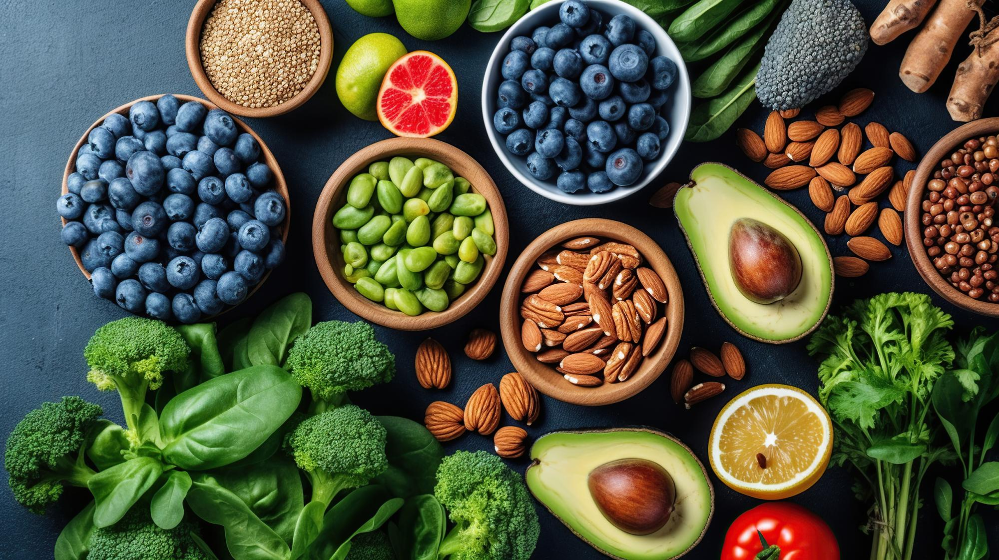 Ingredientes locales dispuestos para cocinar